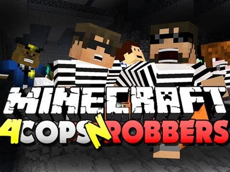 Minecraft Cops And Robbers 4 NO CONTROL SkyDoesMinecraft Jerome