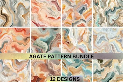 Agate Pattern 12 Variations