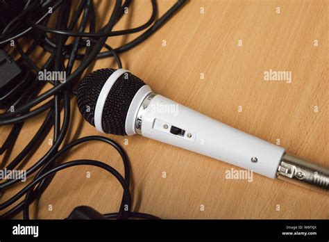 Microphone Wires Hi Res Stock Photography And Images Alamy