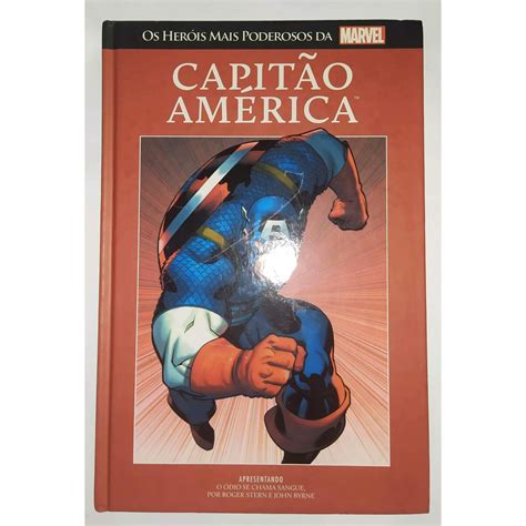 Heróis Mais Poderosos da Marvel número 7 Capitão américa Capa vermelha