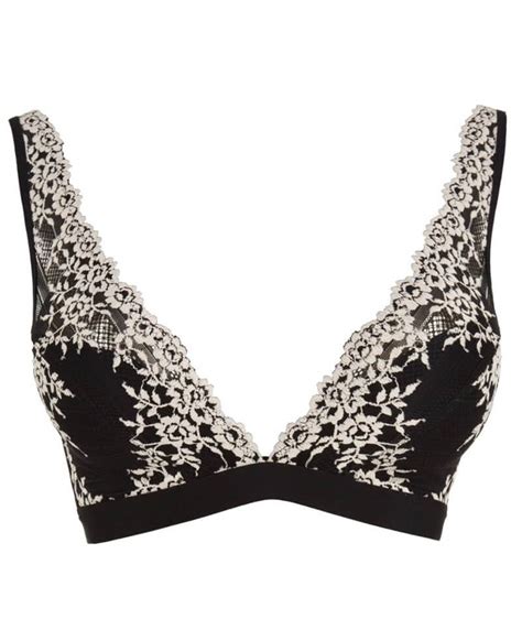 Wacoal Embrace Lace Soft Cup Wire Free Bra Black Curvy