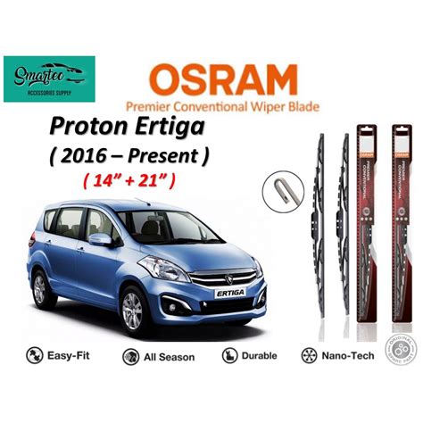 Osram Premier Conventional Blade U Hook For Proton Ertiga Year