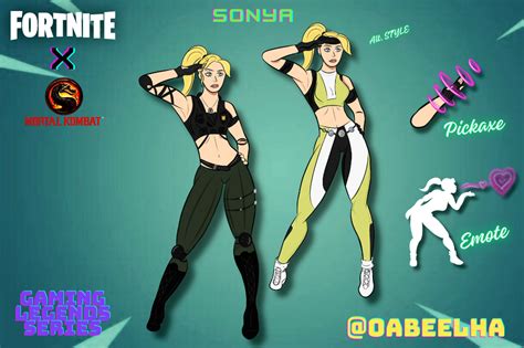 Fortnite X Mortal Kombat Collab Sonya Blade 🏅💋 Rfortnitebr