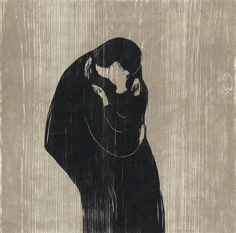 The Kiss IV Drawing By Edvard Munch Norwegian Fine Art America