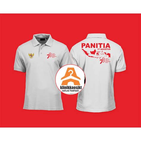 Jual BAJU KAOS KERAH PANITIA DIRGAHAYU RI 78 KEMERDEKAAN INDONESIA