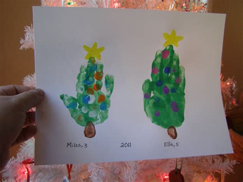 Handprint Christmas Trees