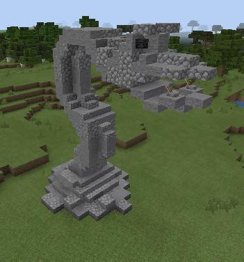 Snake statue : r/Minecraft