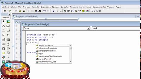 Curso De Visual Basic Cap Declaracion De Variables Youtube