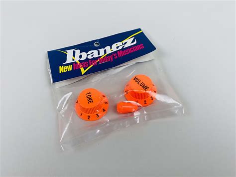 Ibanez Knobs Nos Bedazzle Me 80s Orange Reverb