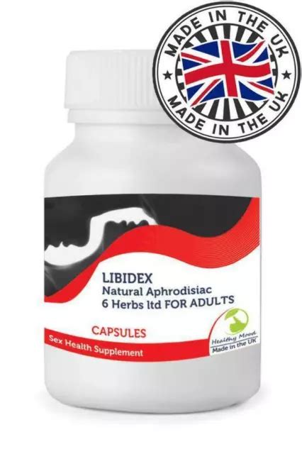 Libidex 6 Herbs For Adults Sex Vitamins 30 Capsules Health Supplements