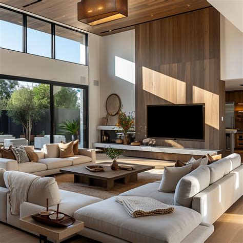 Modern interior design blends high-end decor with luxury living for a ...