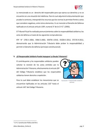 Responsabilidad Solidaria En Materia Tributaria PDF