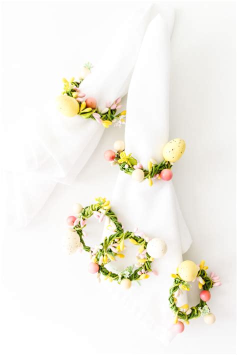 Easy Easter Napkin Rings A Pretty Life In The Suburbs