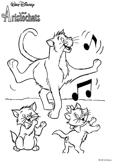 Coloriage Disney Les Aristochats Et OMalley