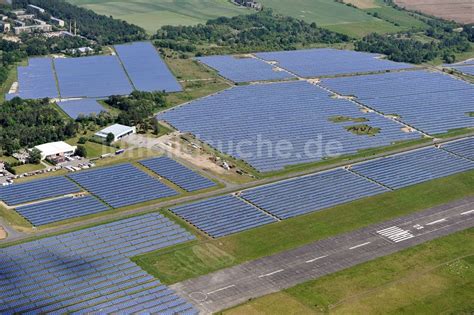 Falkenberg Elster Aus Der Vogelperspektive Solarpark L Nnewitz Auf