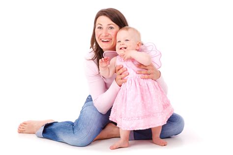 Mother And Baby Isolated Free Stock Photo Public Domain Pictures