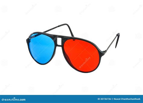 Red And Blue 3d Glasses Isolated Stock Photo Image Of Spectacles