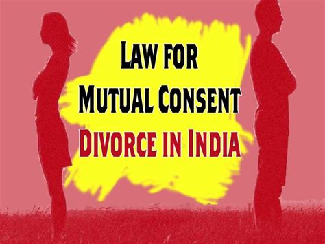 Mutual Consent Divorce Hindu Marriage Act 1955 Rules And Documentation