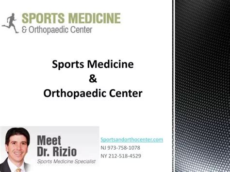 Ppt Sports Medicine And Orthopaedic Center Powerpoint Presentation Id 2960117