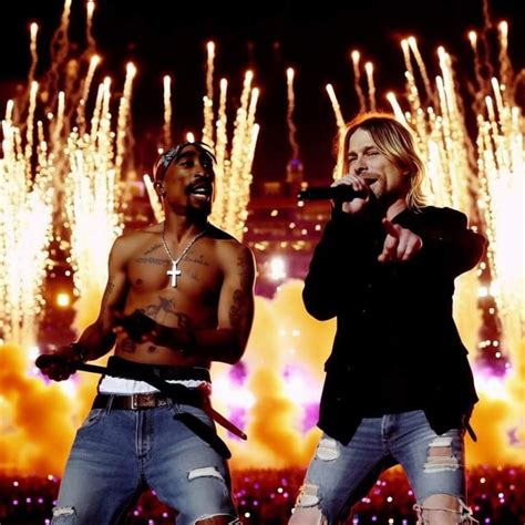 Tupac and Kurt Cobain Perform the Superbowl halftime show : r/ChatGPT