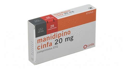 Manidipino Cinfa 20 Mg Comprimidos Efg 28 Comprimidos Precio 1417€