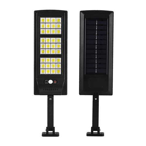 Lumin Ria Led Solar Poste Rua Parede Sensor Led Controle Golden