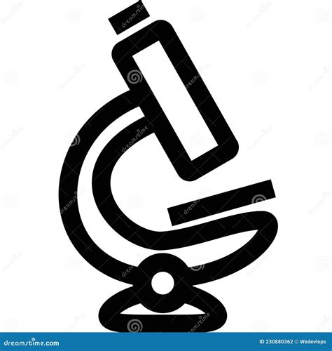 Microscope Symbol Sign Stock Photo Illustration Of Diagram 230880362