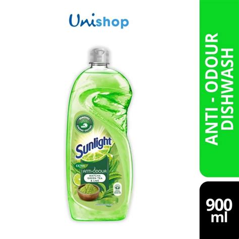 Exclusive Sunlight Dishwash Liquid Extra Anti Odour Green Tea Matcha Lime 900ml Lazada