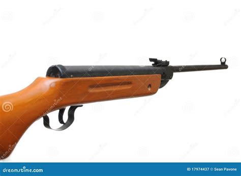 pellet gun stock image image  white trigger weapon
