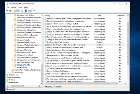 Group Policy Windows Updates Server 2016 Configure Gpo For Wsus