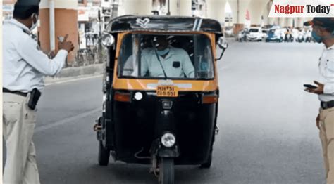 Nagpur Traffic Crackdown 1627 Auto Drivers 814 E Rickshaws Penalized For Over Seating