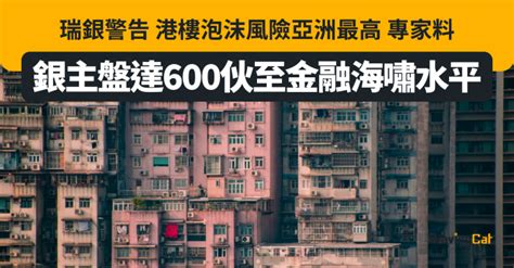 瑞銀警告：港樓泡沫風險亞洲最高 專家料銀主盤達600伙至金融海嘯水平 Wavingcat 招財貓