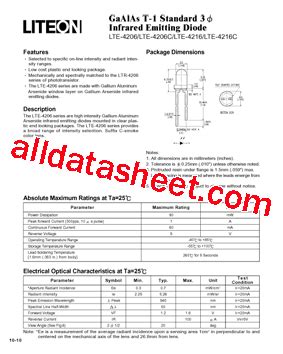 LTE4206 Datasheet PDF Lite On Technology Corporation