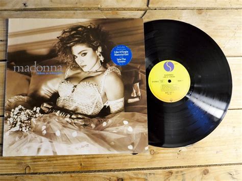 MADONNA LIKE A VIRGIN LP 33T VINYLE EX COVER EX ORIGINAL 1985 Madonna