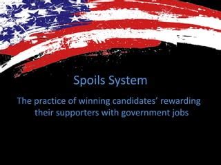 Spoils system bridgette mack | PPT