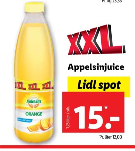 Solevita Juice Tilbud Hos Lidl