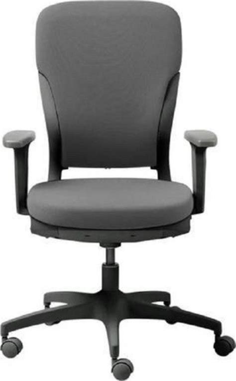 Leather Mid Back Godrej Office Chair Fixed Arm Black At 3250 In Kolkata