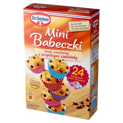 Dr Oetker Mini Babeczki Smak Waniliowy Z Kropelkami Czekolady G