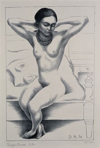 Seated Nude With Raised Arms Desnudo Sentado Con Brazos Levantados