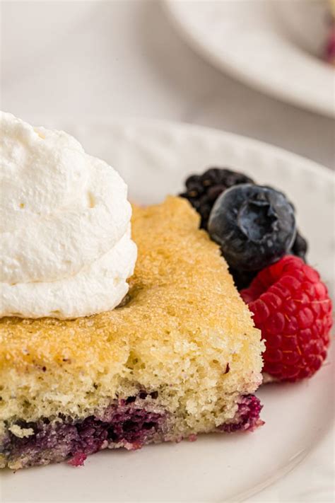 Moist Berry Pudding Cake Bake Or Break