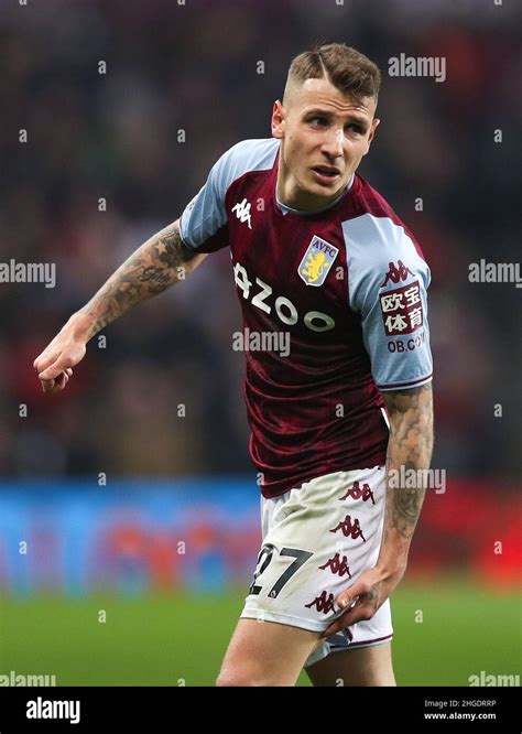 Aston Villa S Lucas Digne During The Premier League Match At Villa Park