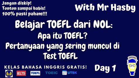 Belajar TOEFL Dari NOL Apa Itu TOEFL Dan Latihan Soal Listening TOEFL