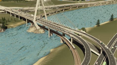 Made A Bridge That Supports An Expressway Surface Road And Train