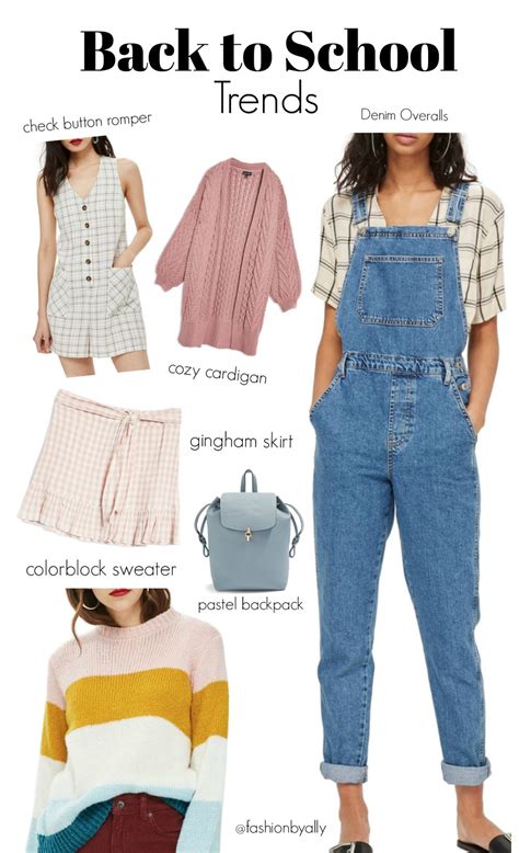 Back To School Fashion Trends 2018 — Ally Chen