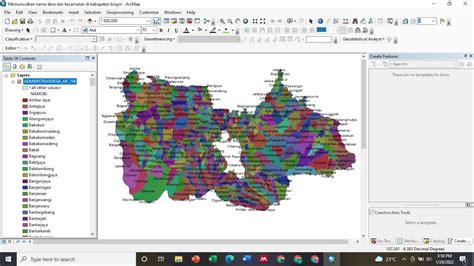 Tutorial Memunculkan Nama Desa Dan Kecamatan Pada Peta Melalui