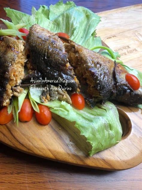 Rellenong Bangus Filipino Stuffed Milkfish The Quirino Kitchen