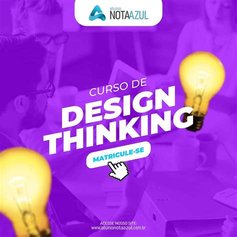 Curso Design Thinking Cursos Online Aluno Nota Azul