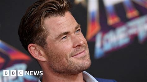 Chris Hemsworth Alzheimers Risk Prompts Actor To Take Acting Break Bbc News