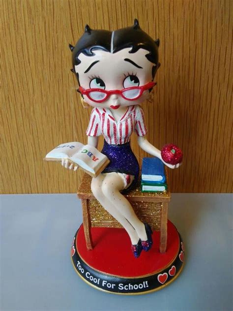 💁📐🖋 📏la Profesora Betty Boop🙋 📐📏🖋🙆 Betty Boop Figurines Betty Boop