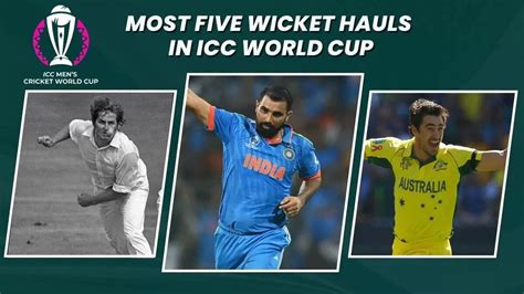 Most Five Wicket Hauls In Icc World Cup 1 Mohammed Shami 2 Mitchell